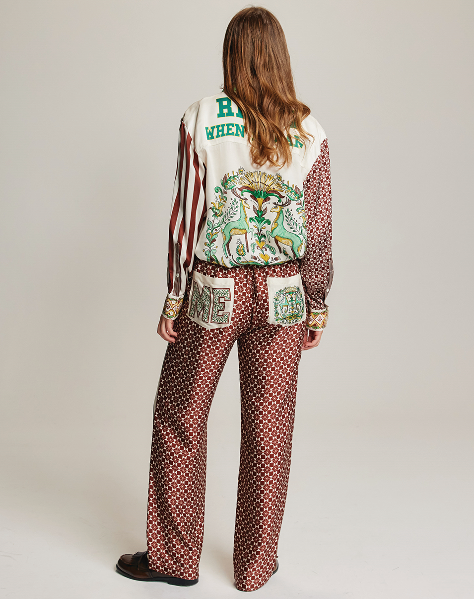 BAILEY STRAIGHT PANTS IN SPORTY JADE