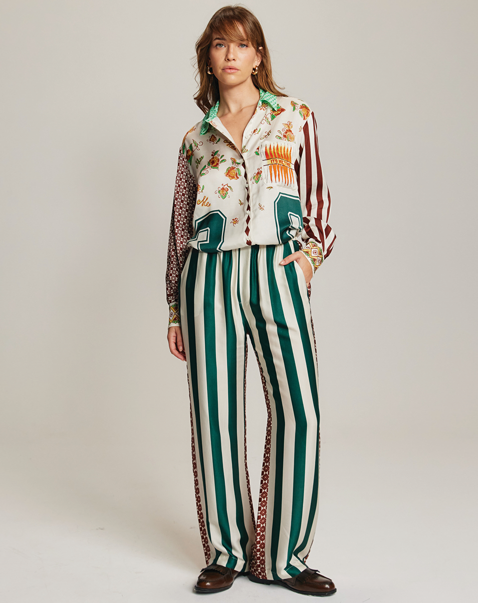 BAILEY STRAIGHT PANTS IN SPORTY JADE