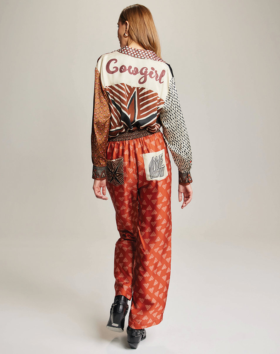 BAILEY STRAIGHT LEG PRINTED PANT IN RODEO