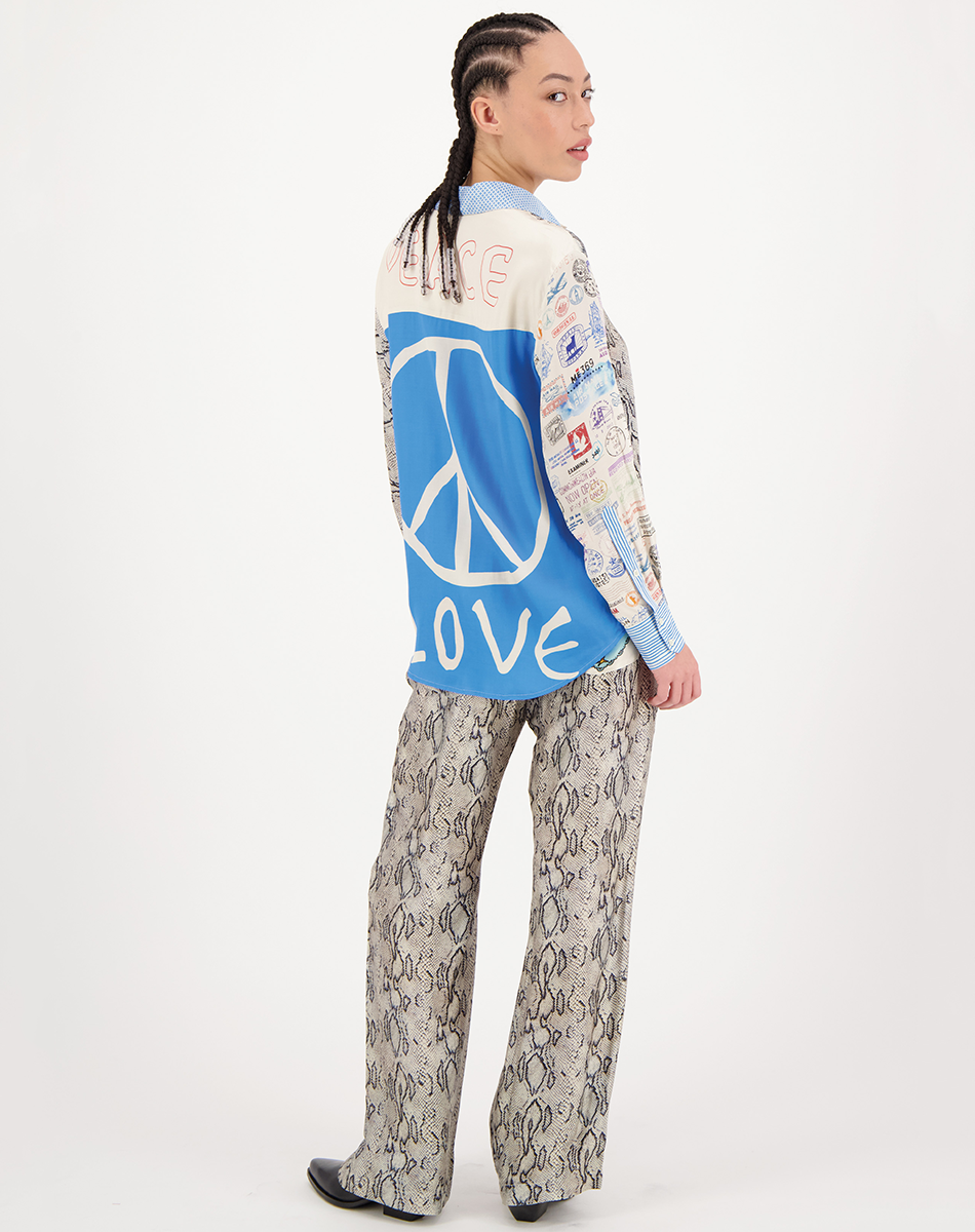 BAILEY STRAIGHT LEG PANT IN SNAKE