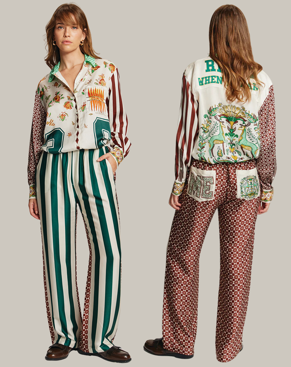 BAILEY STRAIGHT PANTS IN SPORTY JADE