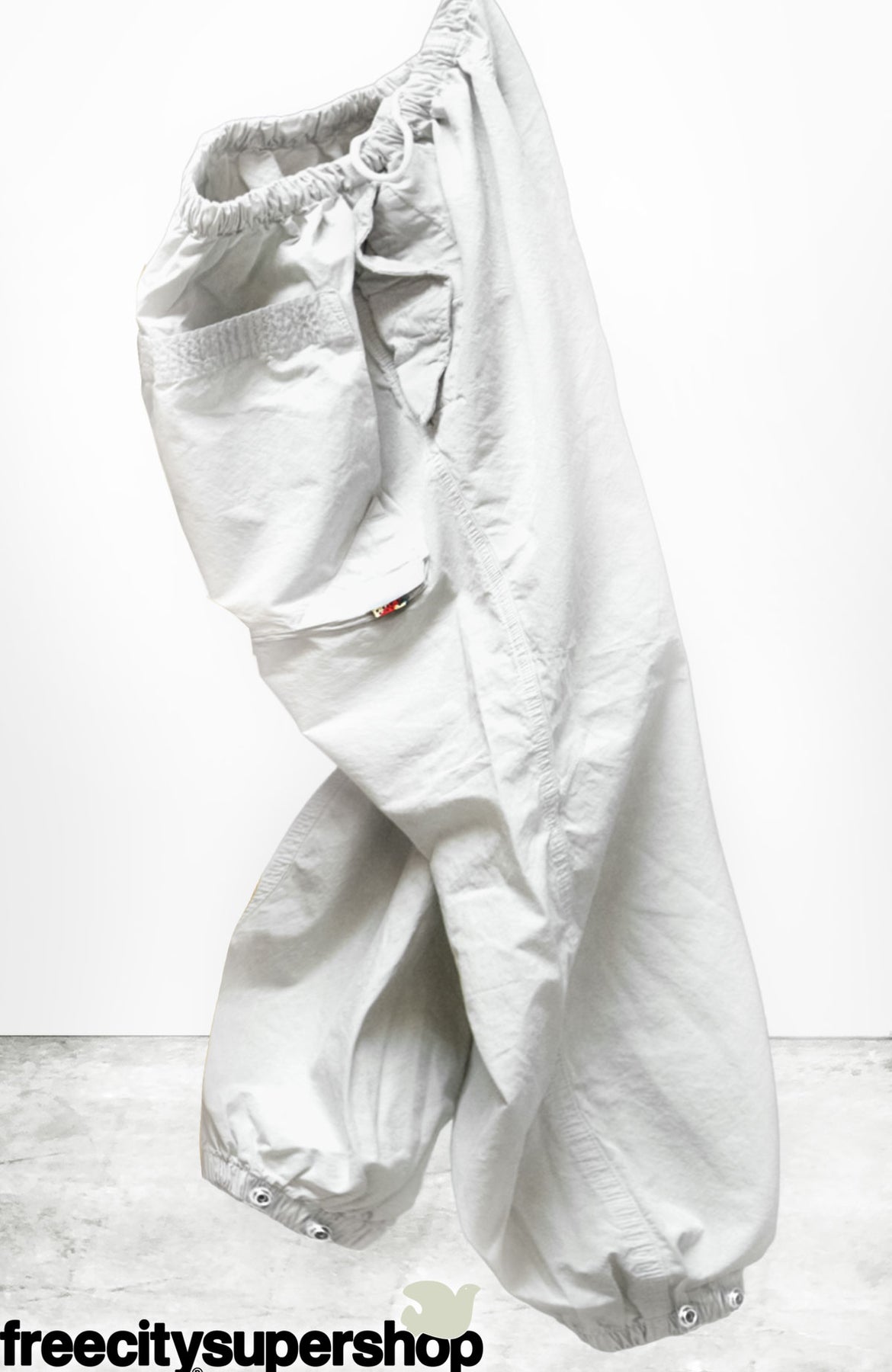 CANYONKID OUTOFSIGHT POPLIN JUMP PANT IN LAUNDRY WHITES