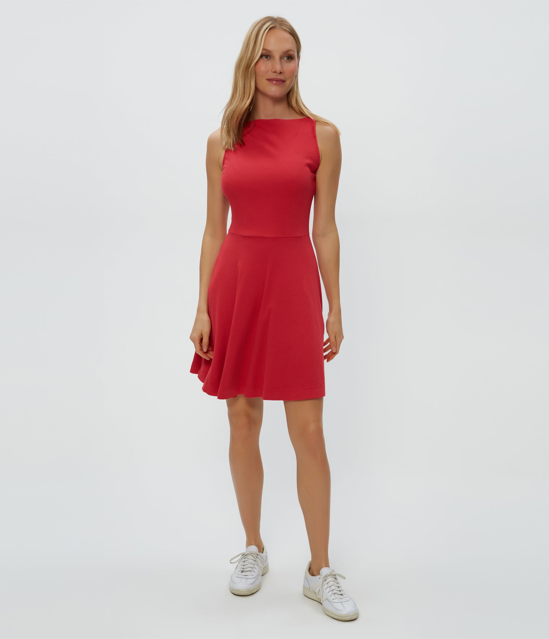 ANDY MINI SKATER DRESS IN RUMBA