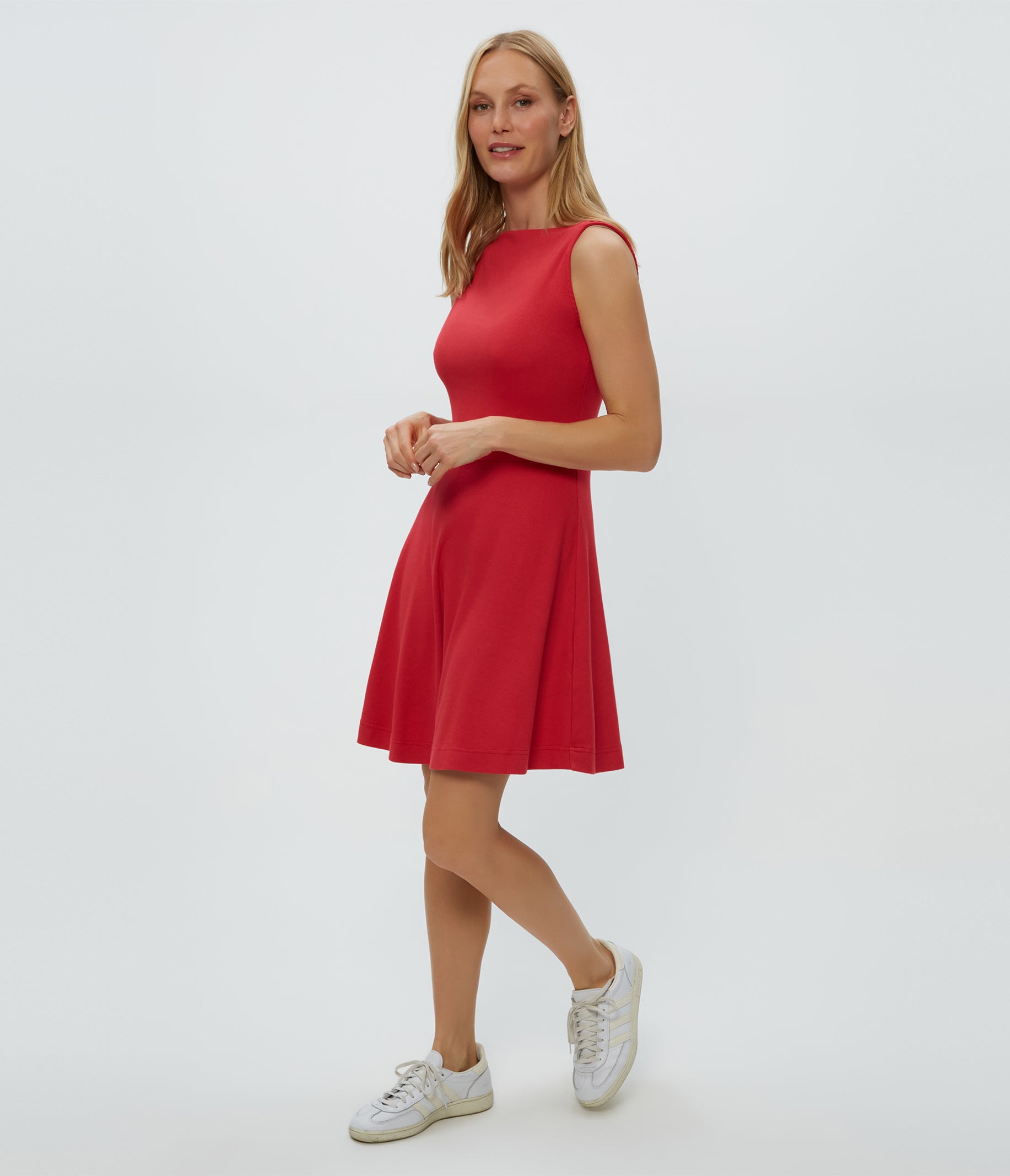 ANDY MINI SKATER DRESS IN RUMBA