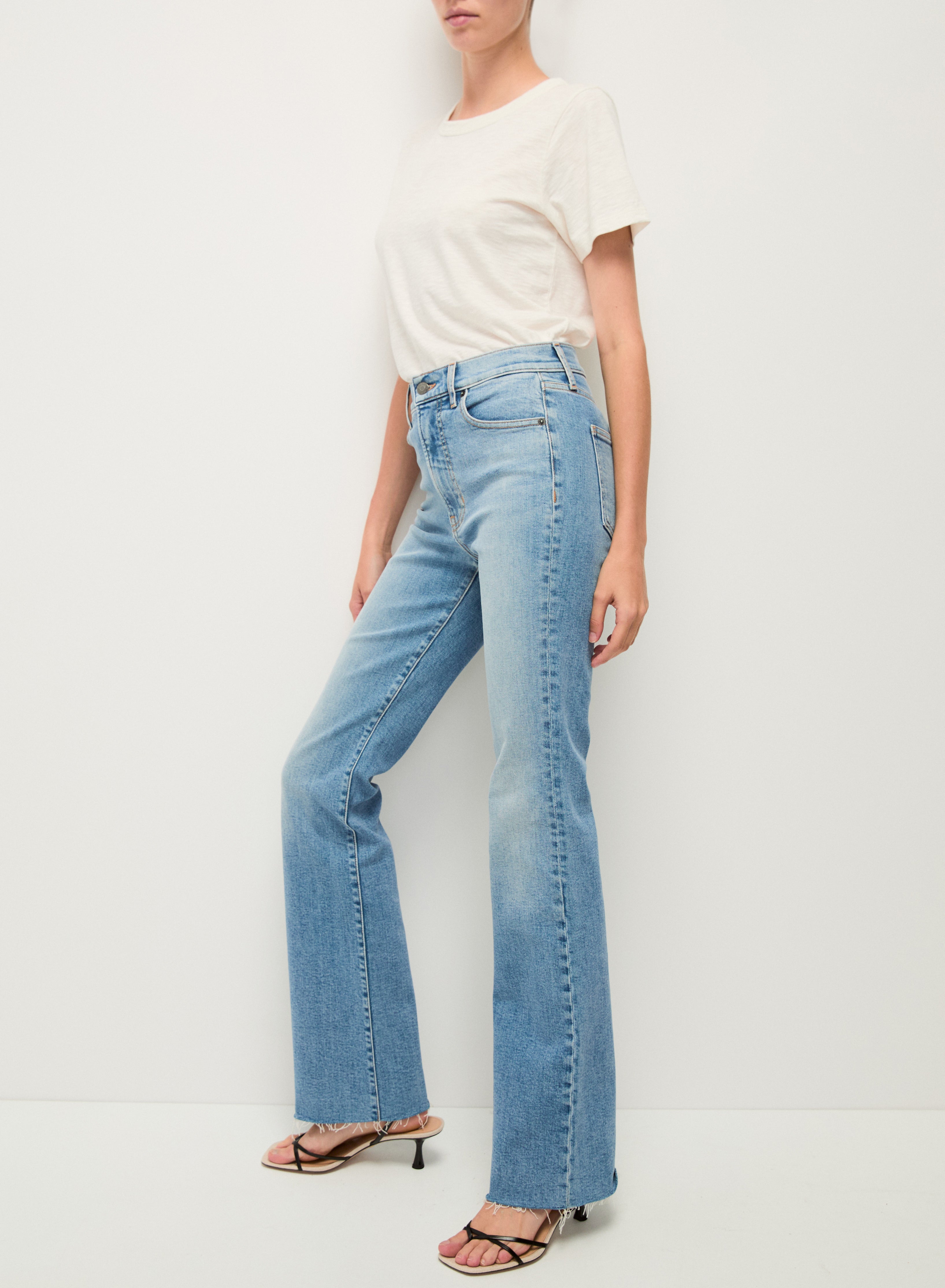 CAMERON MID RISE BOOTCUT WITH RAW HEM IN RIVIERA BREEZE