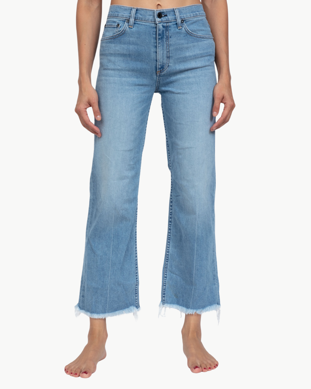 CROP WIDE LEG IN KEEL OVER