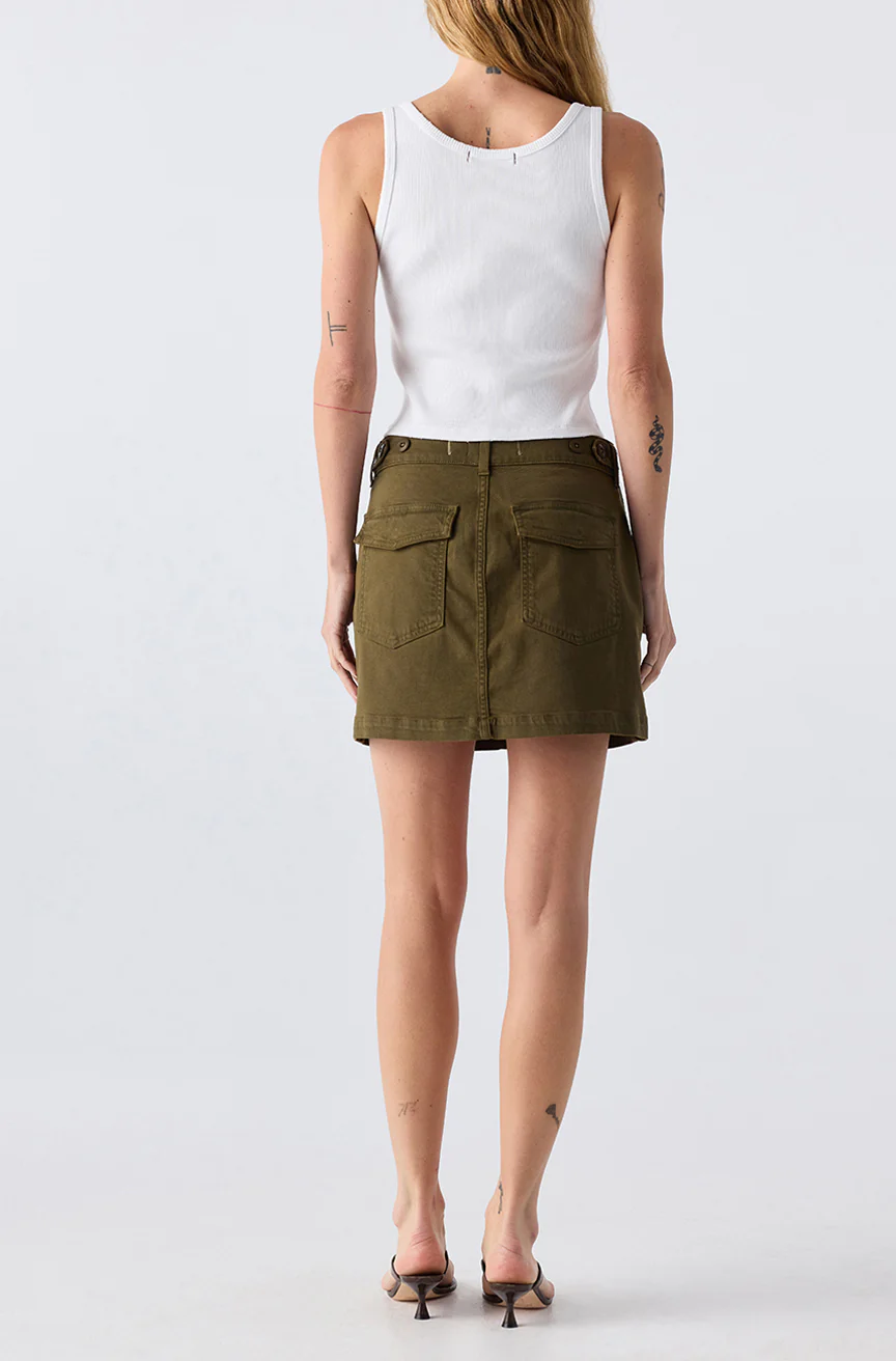 EASY SLOUCH SKIRT IN RESEDA