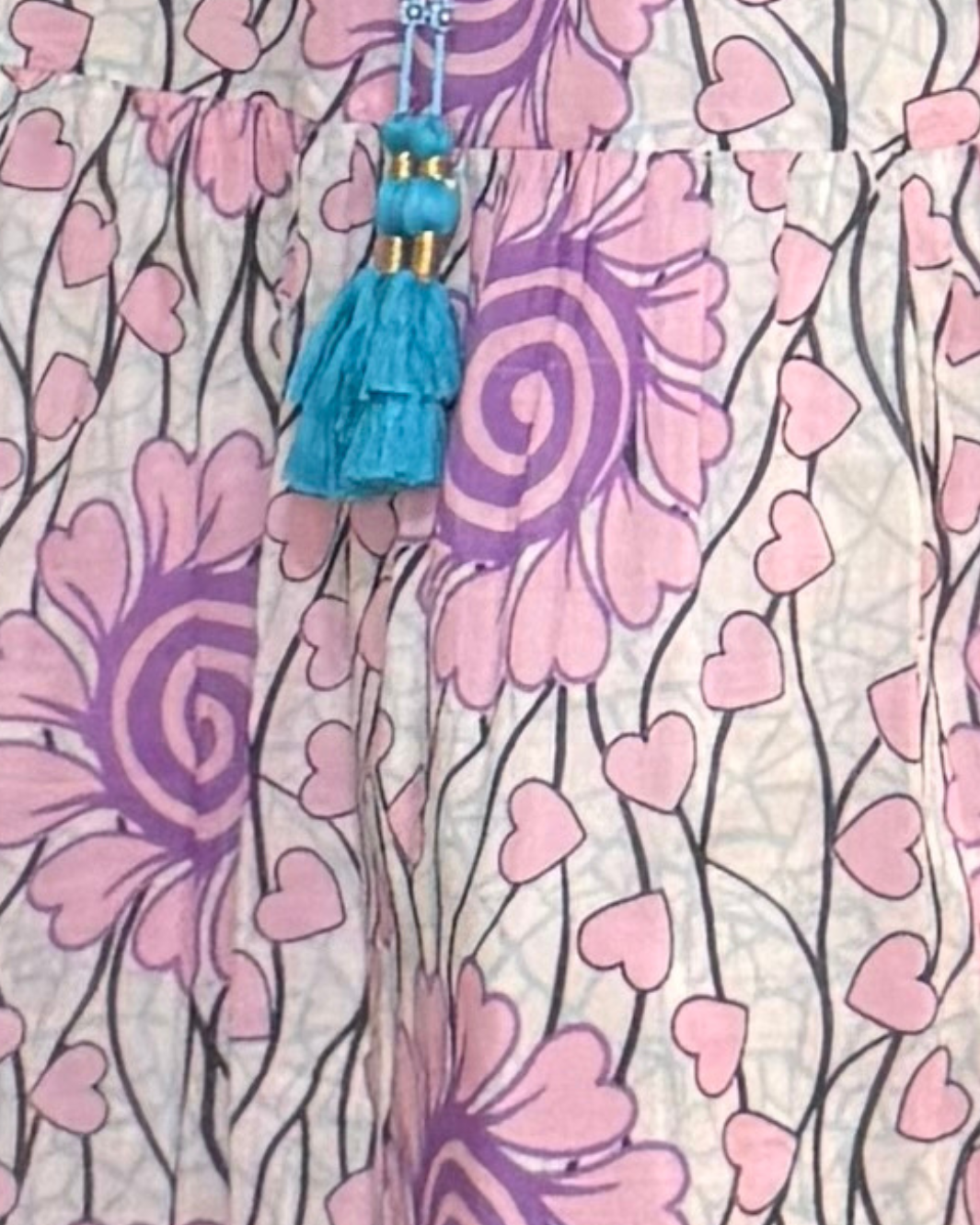 ALEXIS MAXI DRESS IN PINK HEARTS