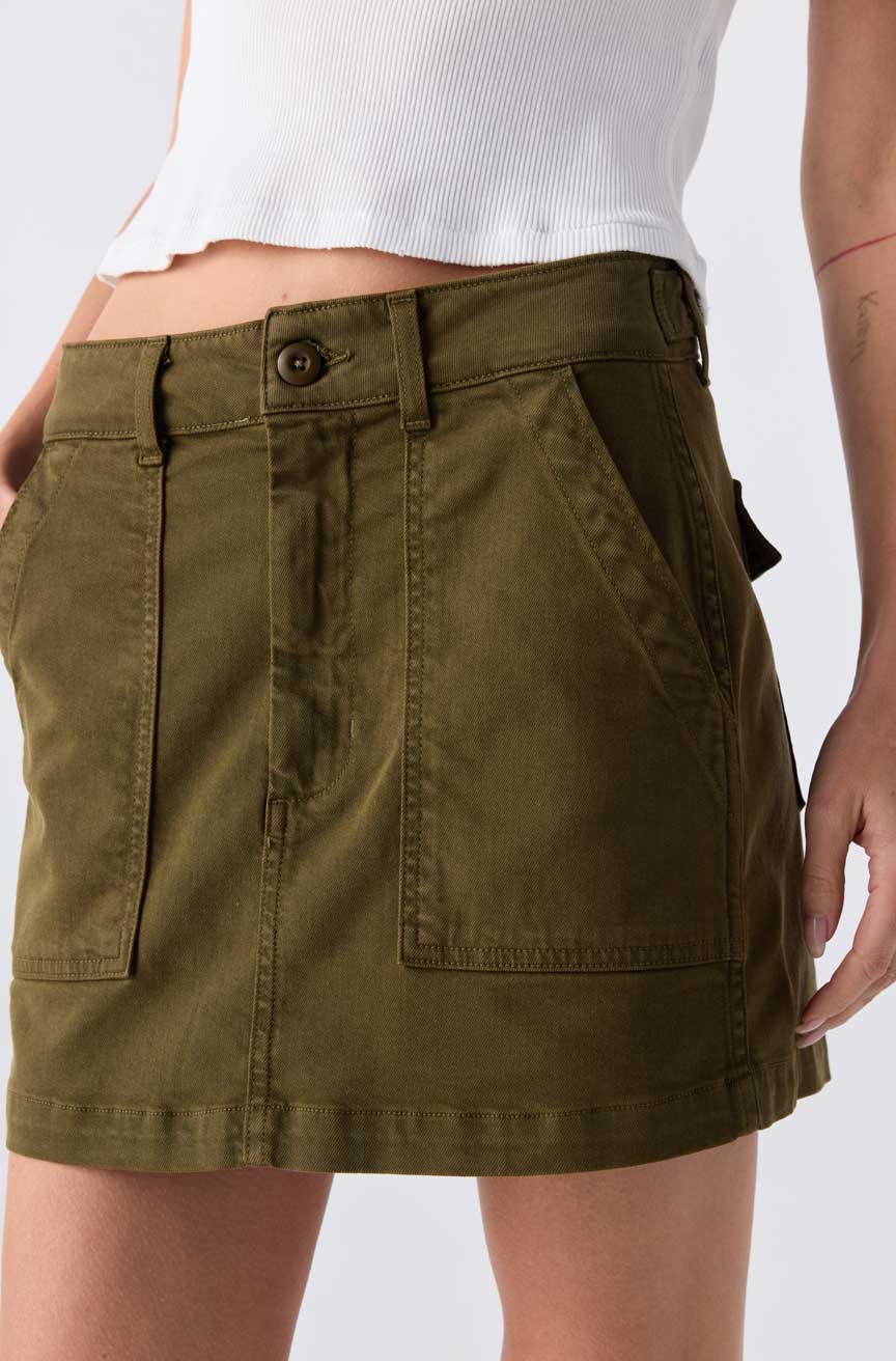 EASY SLOUCH SKIRT IN RESEDA