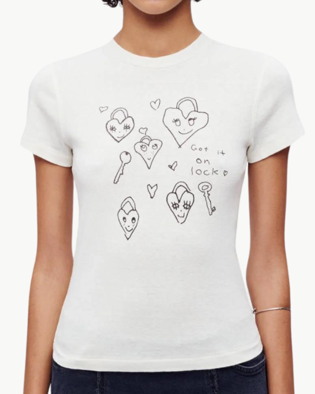 90S "BABY HEARTS" TEE