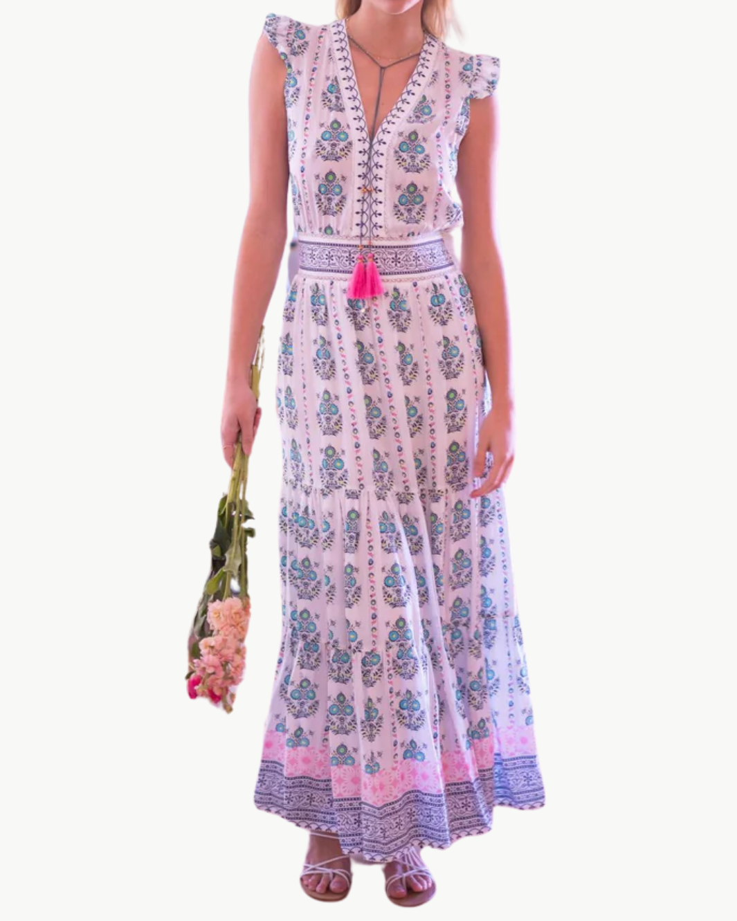 ANNABELLE MAXI IN MULTI COLOR MOTIFS