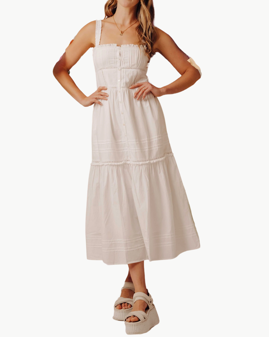 DORIA DRESS IN WHITE