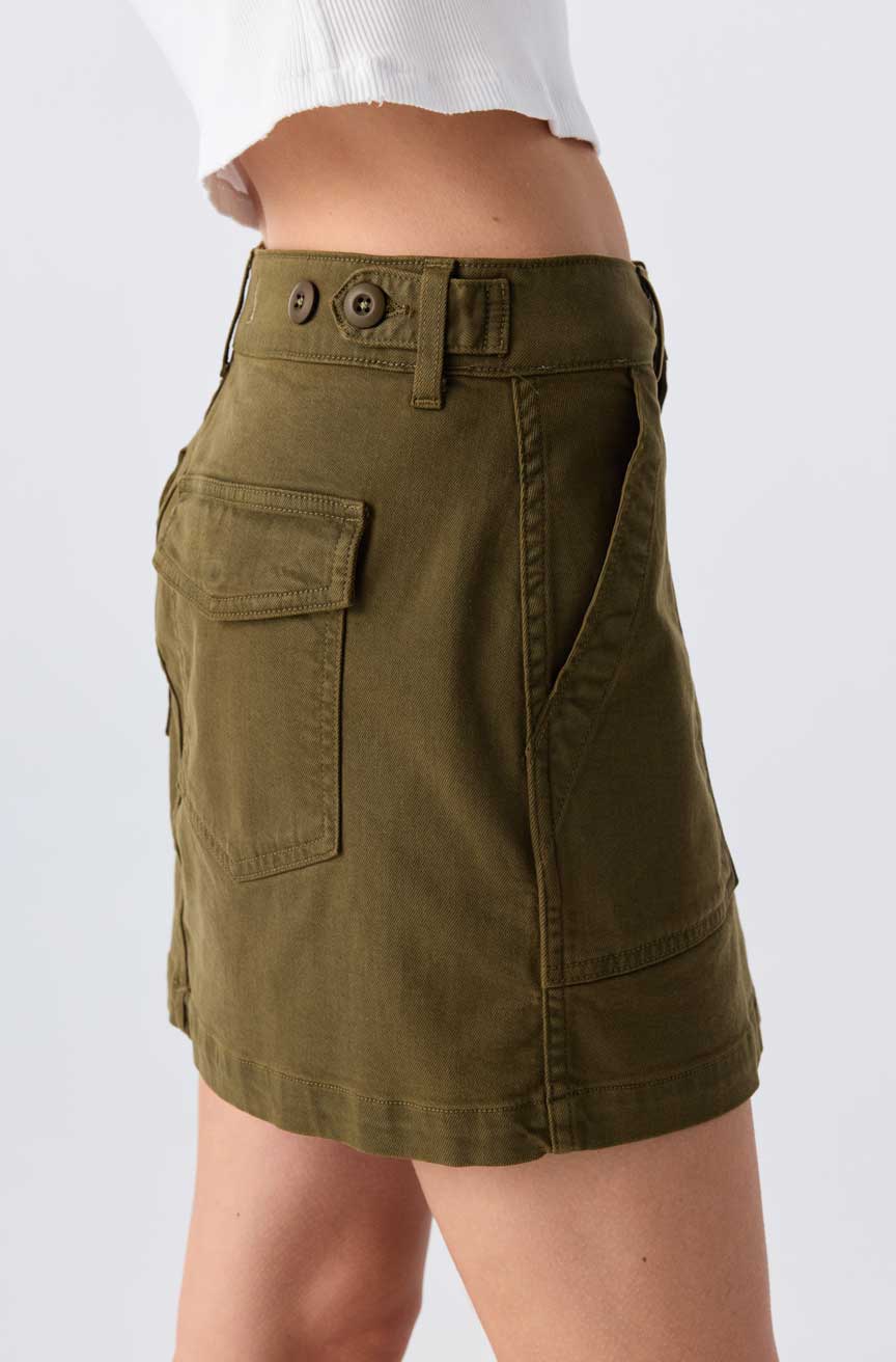 EASY SLOUCH SKIRT IN RESEDA