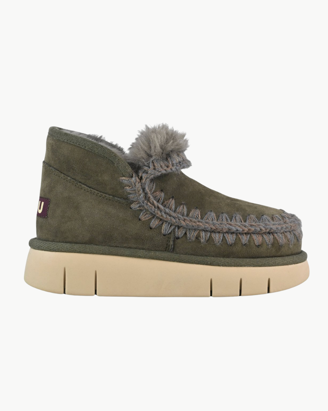 ESKIMO BOUNCE SNEAKER IN BLACK OLIVE