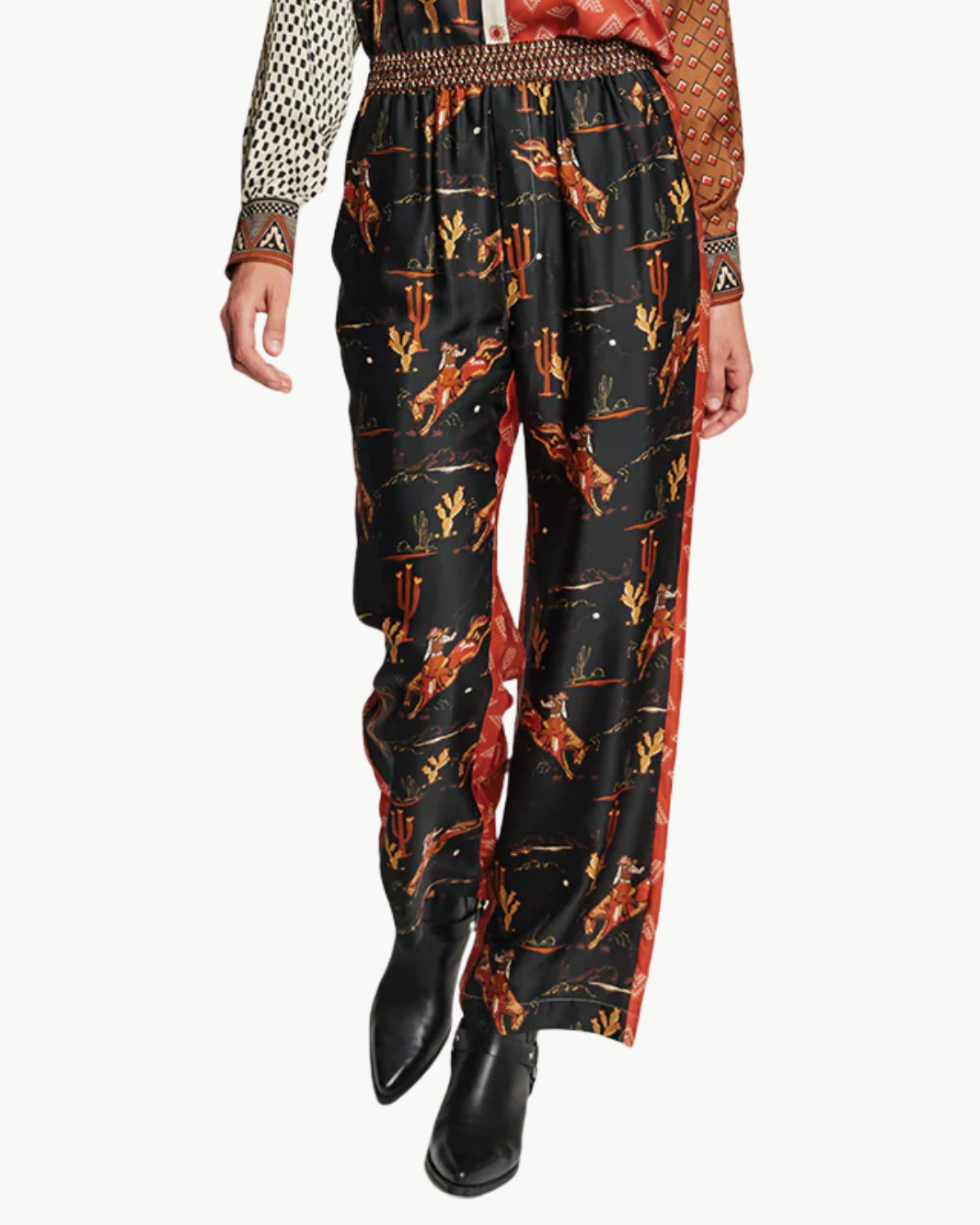 BAILEY STRAIGHT LEG PRINTED PANT IN RODEO