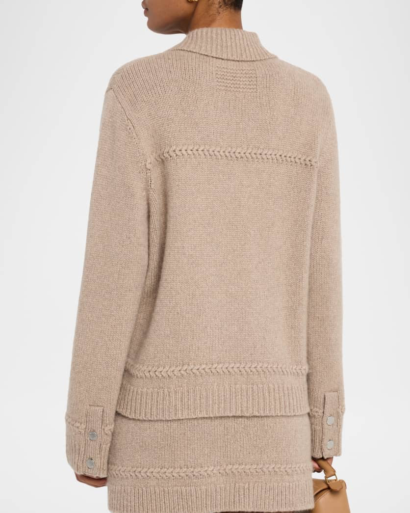 "JEAN" JACKET IN TAUPE